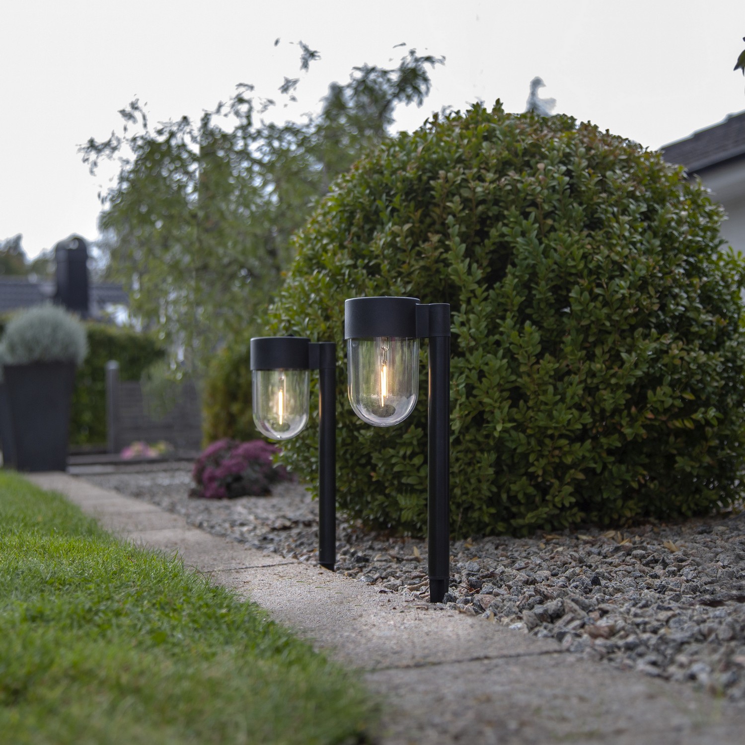 Solcells-Pollare Star Trading 2-p Cupola