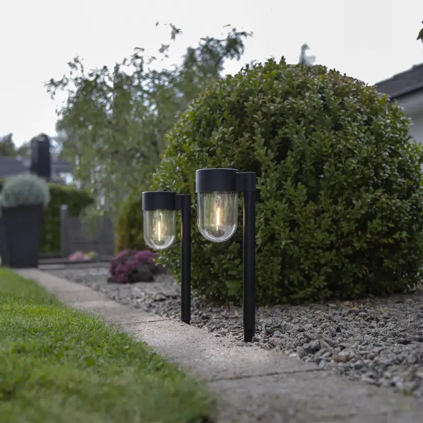 Solcells-Pollare Star Trading 2-p Cupola