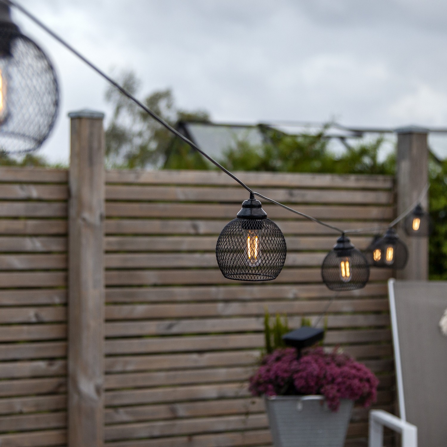 Solcells-Ljusslinga Star Trading Sunlight 8 Light