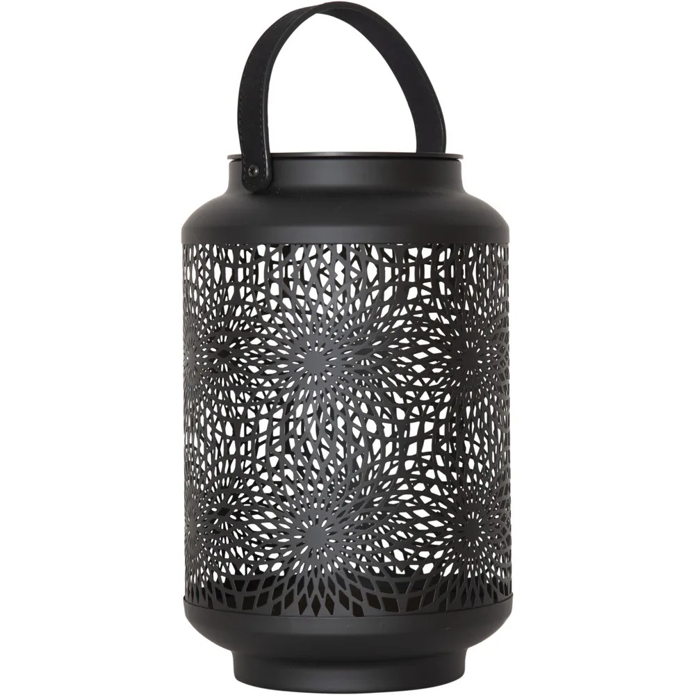 Solcellsdekoration Star Trading Mandala Svart