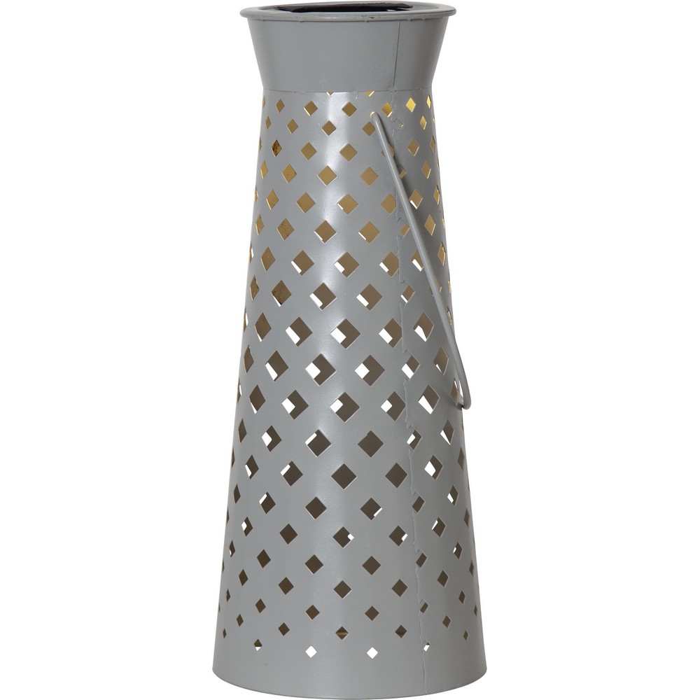 Solcellsdekoration Star Trading Romby Grå