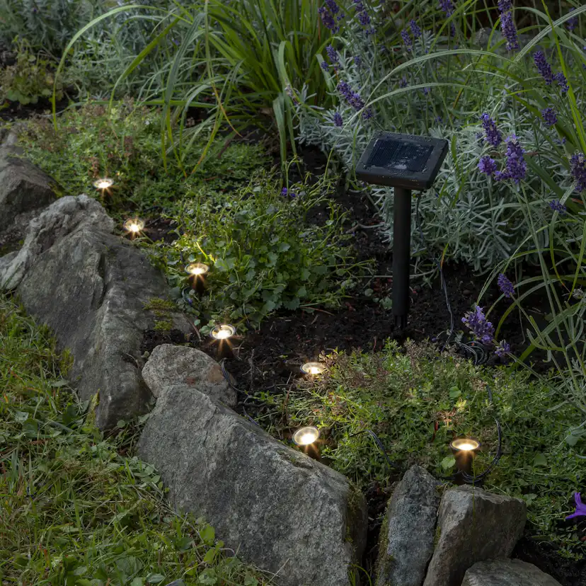 SolcellsLjusslinga Star Trading Mini Spot8 L25Lm