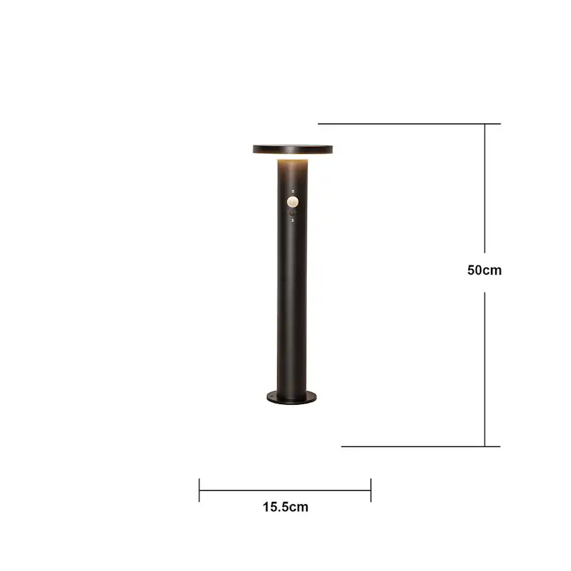 Solcell Pollare Star Trading Valletta LED