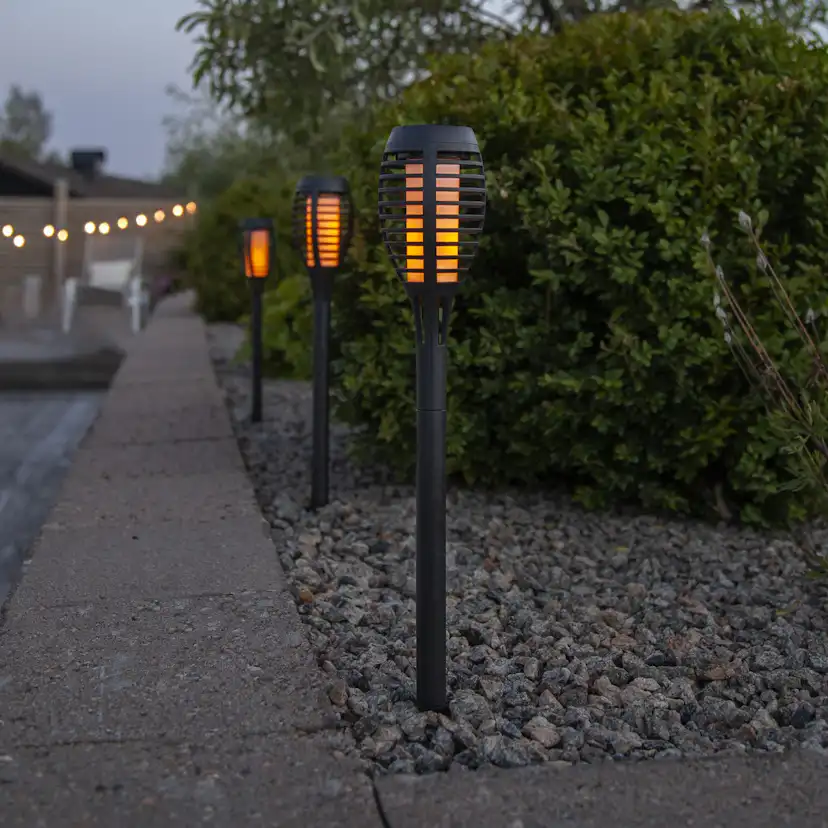 Solcellsfackla Star Trading 24p Flame Mini