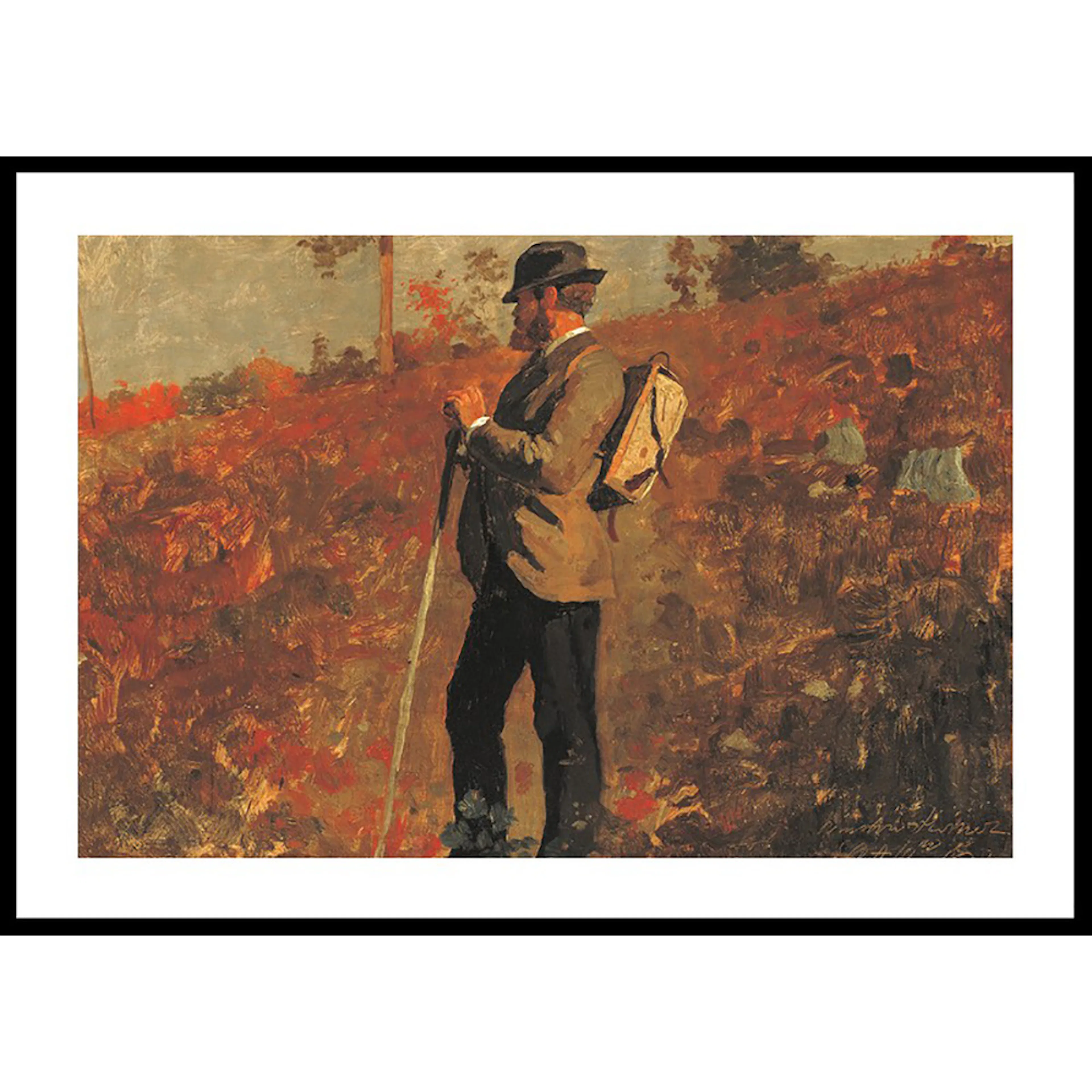 Poster Gallerix Man With A Knapsack By Winslow Homer