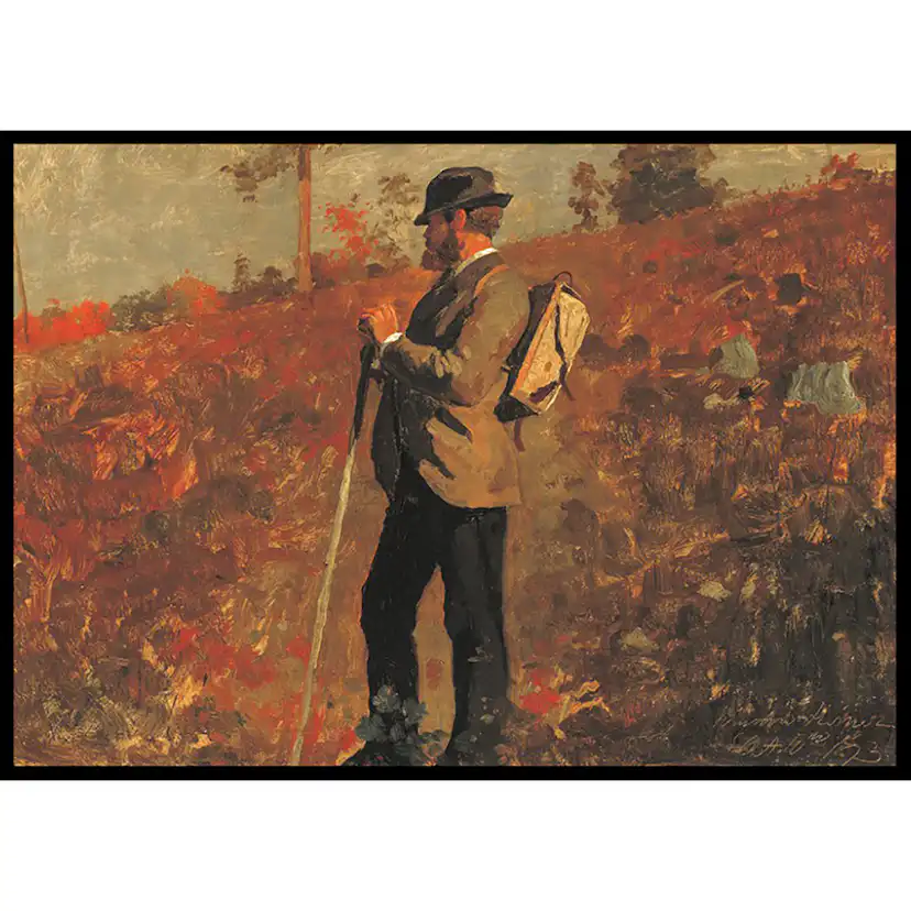 Poster Gallerix Man With A Knapsack By Winslow Homer