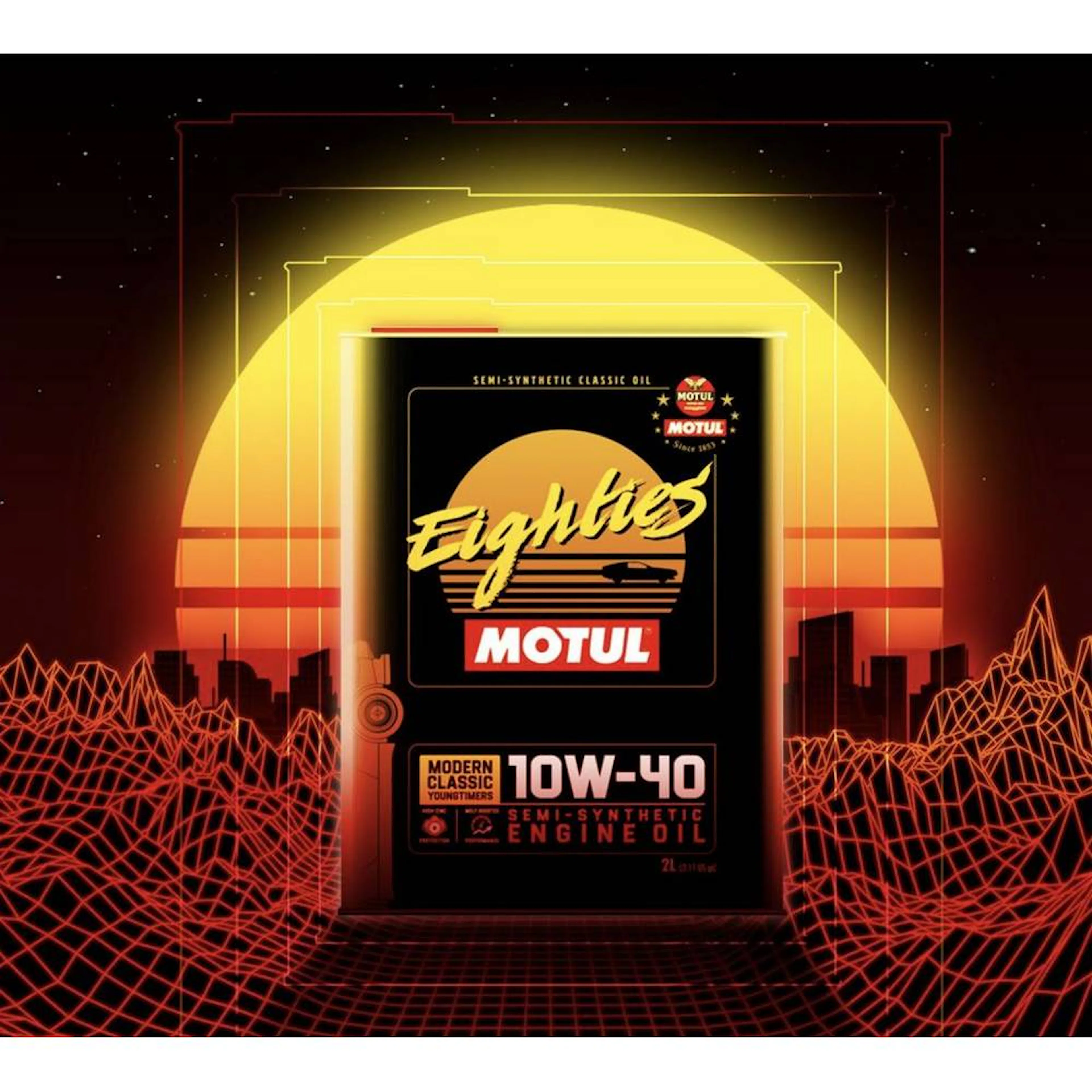 Motorolja Motul Eighties Classic 10W-40 2 Liter