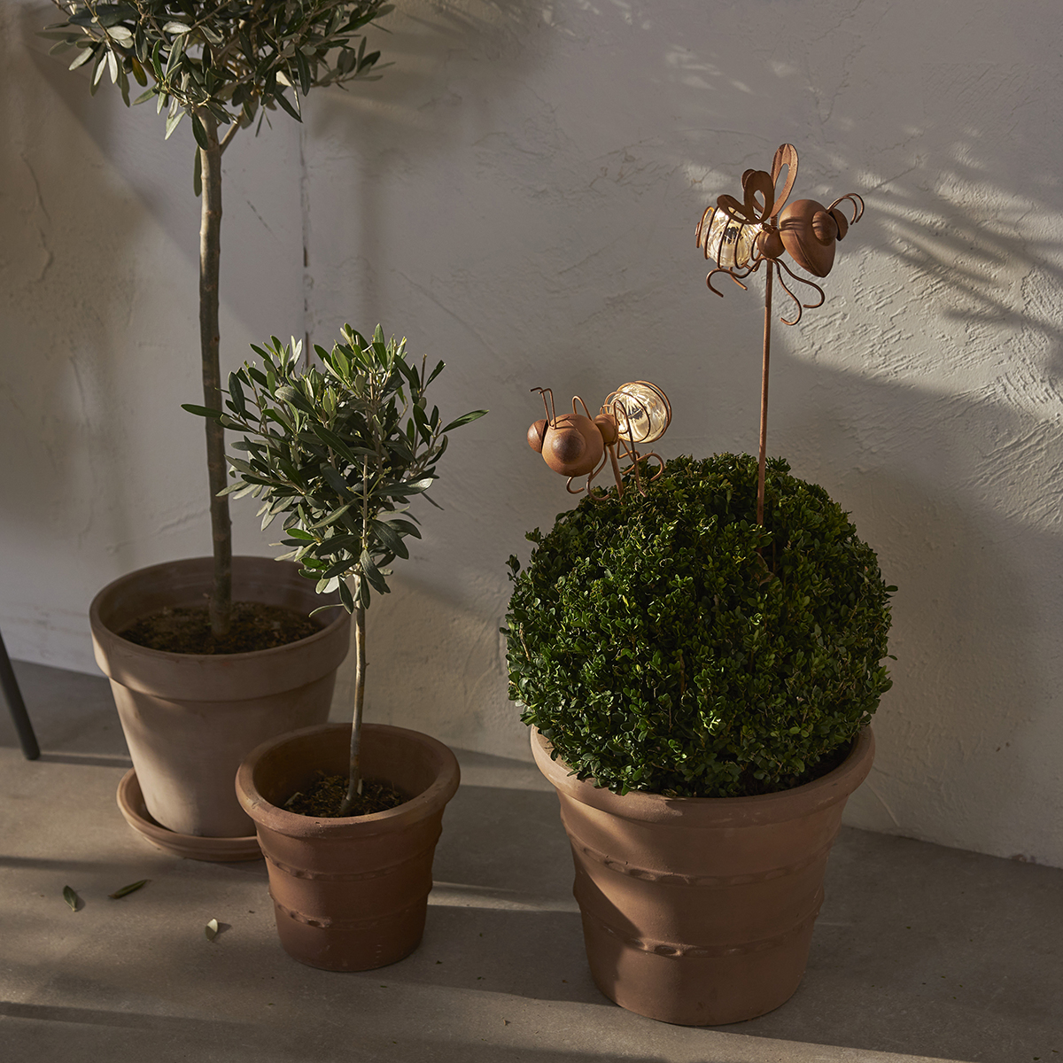 Solcellsdekoration Star Trading Oxida LED 2-pack Insekt