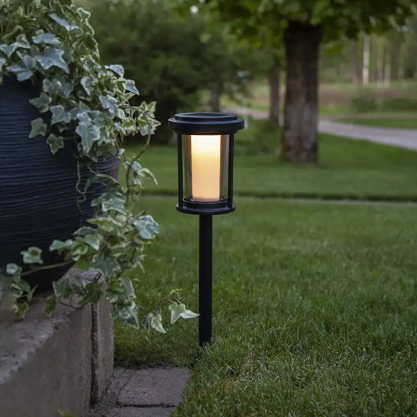 Solcell Pollare Star Trading Alippa LED