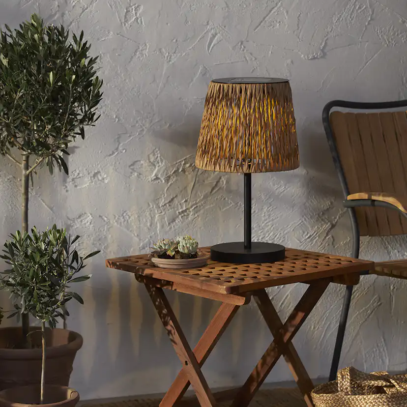 Solcellslampa Star Trading Cesta LED Bordslampa