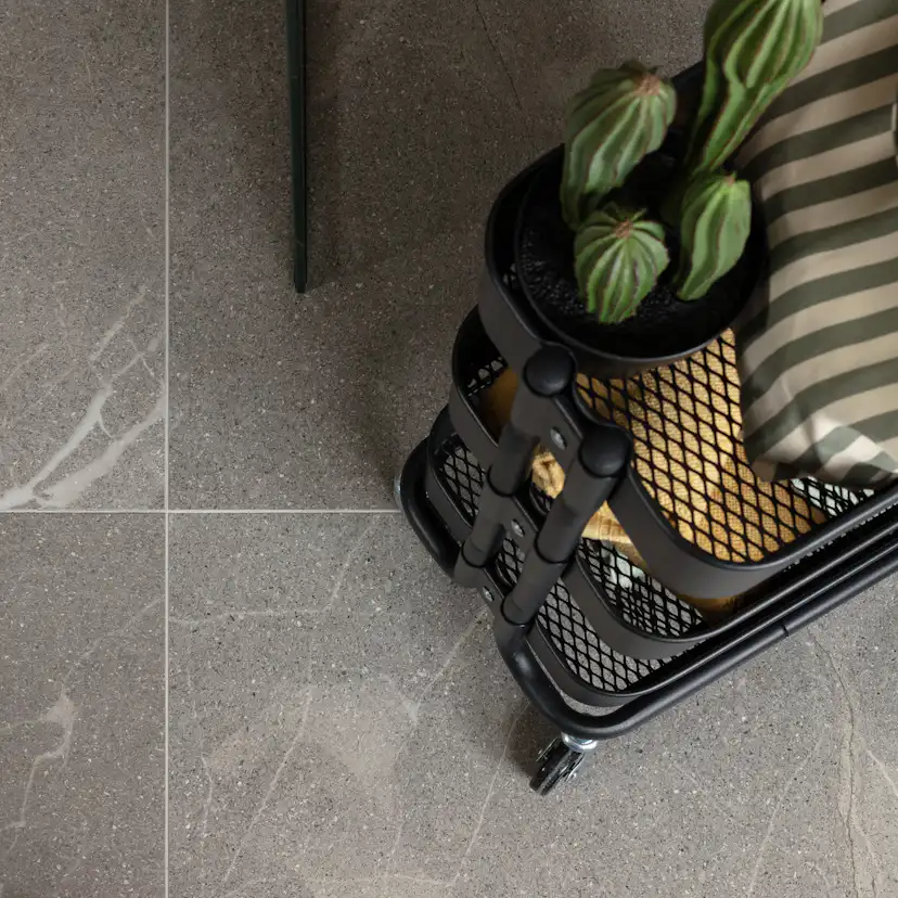 Klinker Coem Ceramiche Mea Lapis Grigio Grå Scuro 60x60 cm