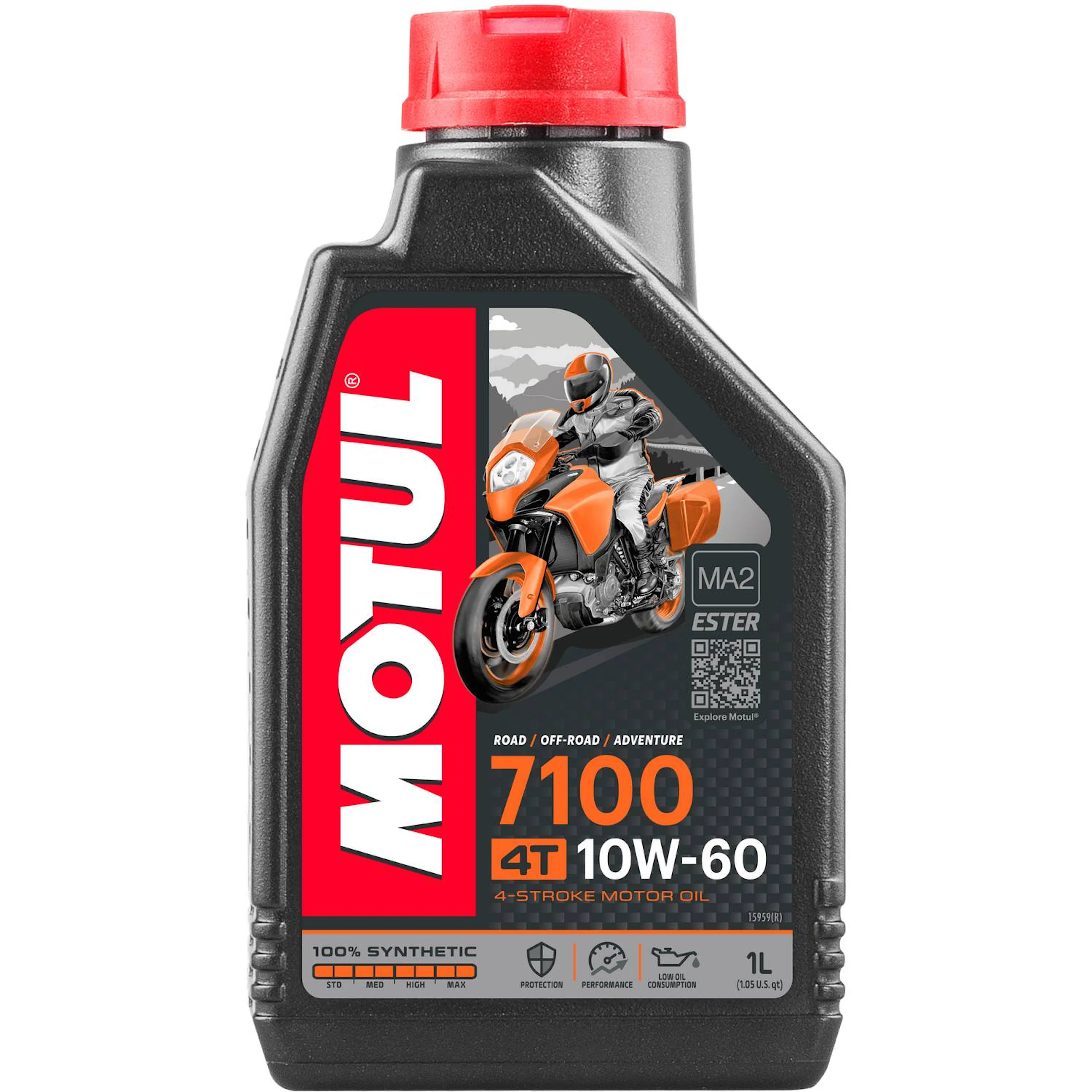 Motorcykelolja Motul7100 4T 10W-60