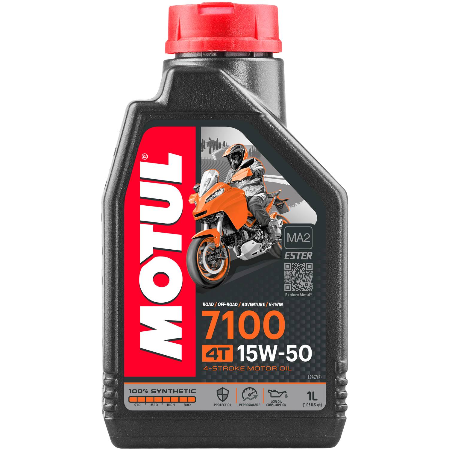 Motorcykelolja Motul7100 4T 15W-50