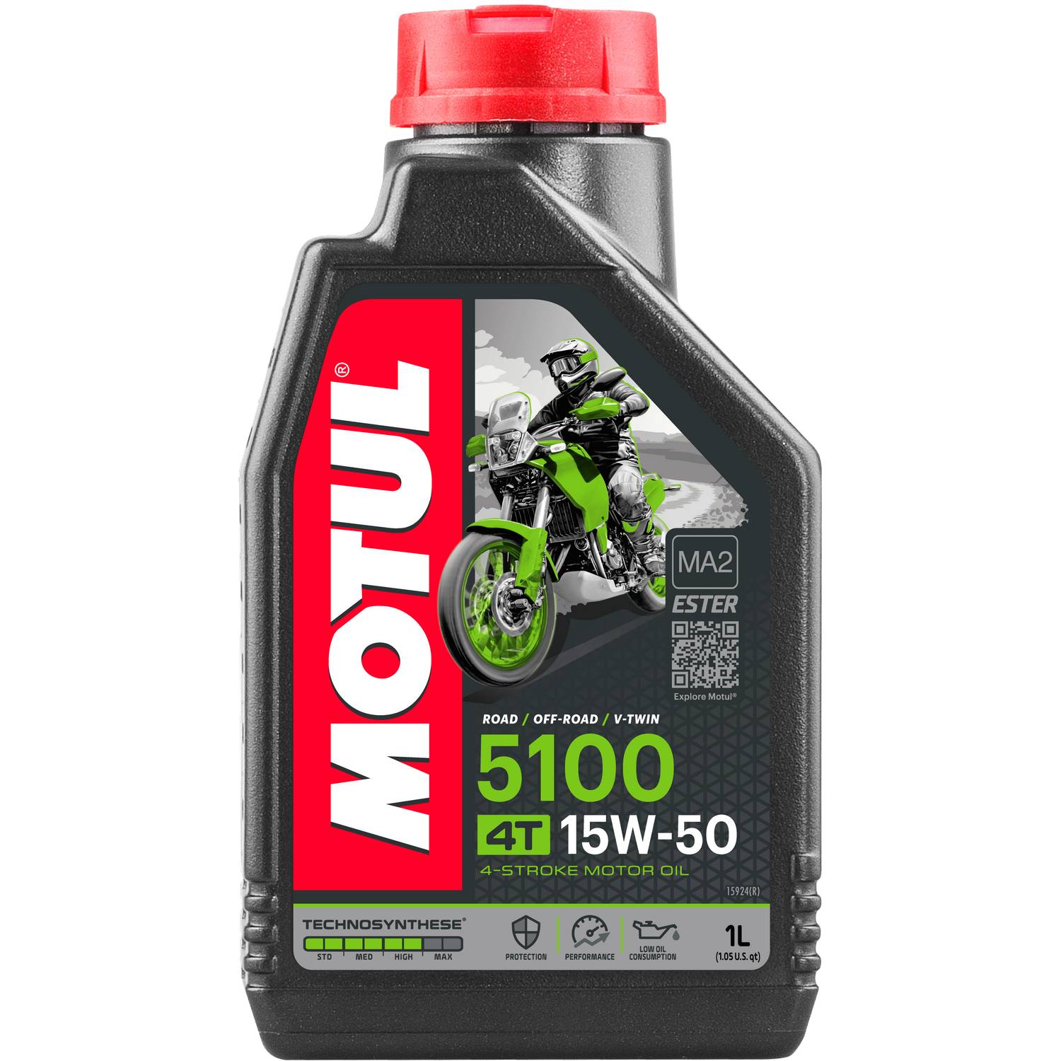 Motorcykelolja Motul5100 4T 15W-50