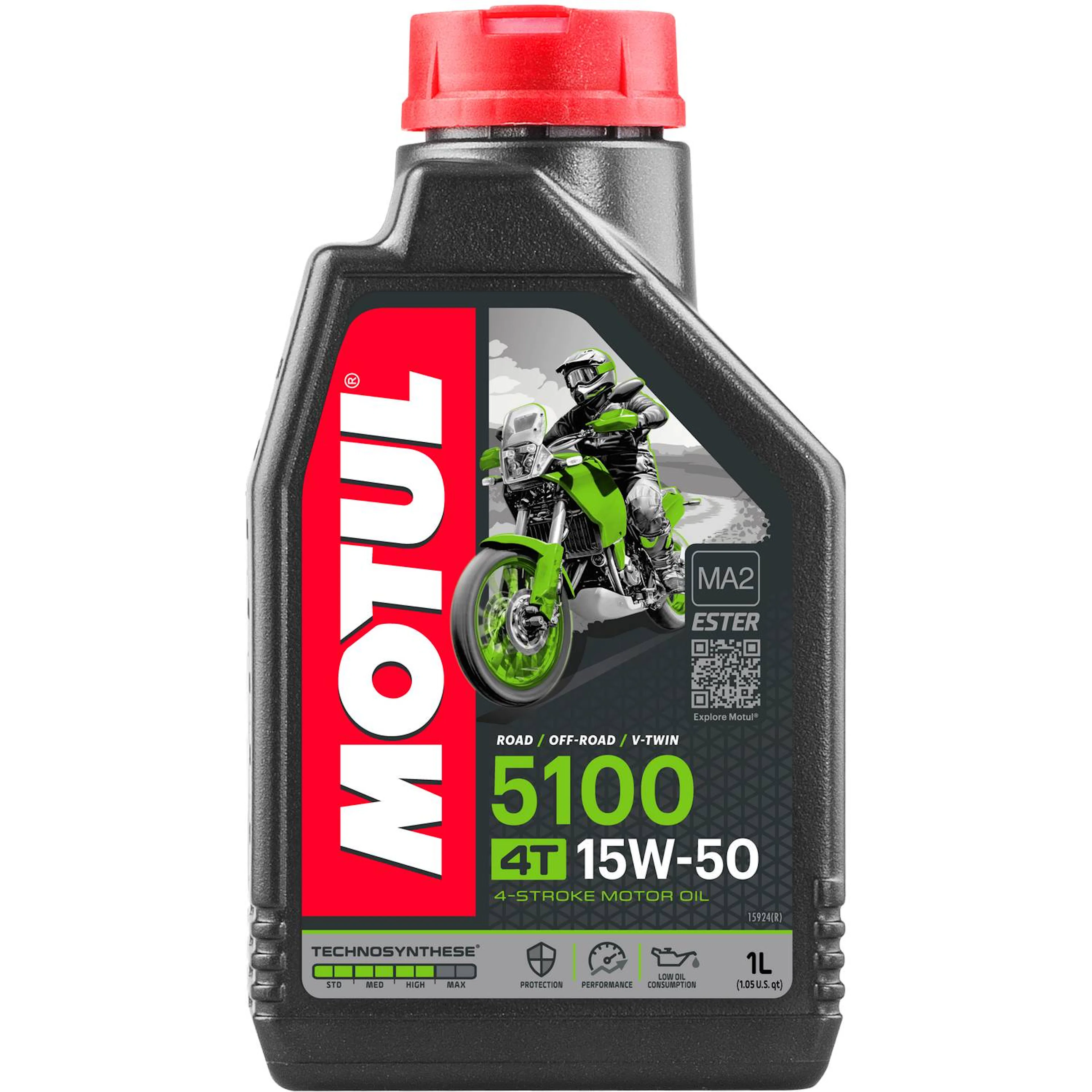 Motorcykelolja Motul5100 4T 15W-50