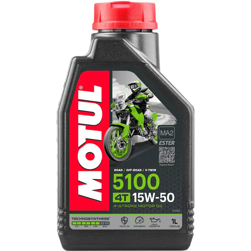 Motorcykelolja Motul5100 4T 15W-50