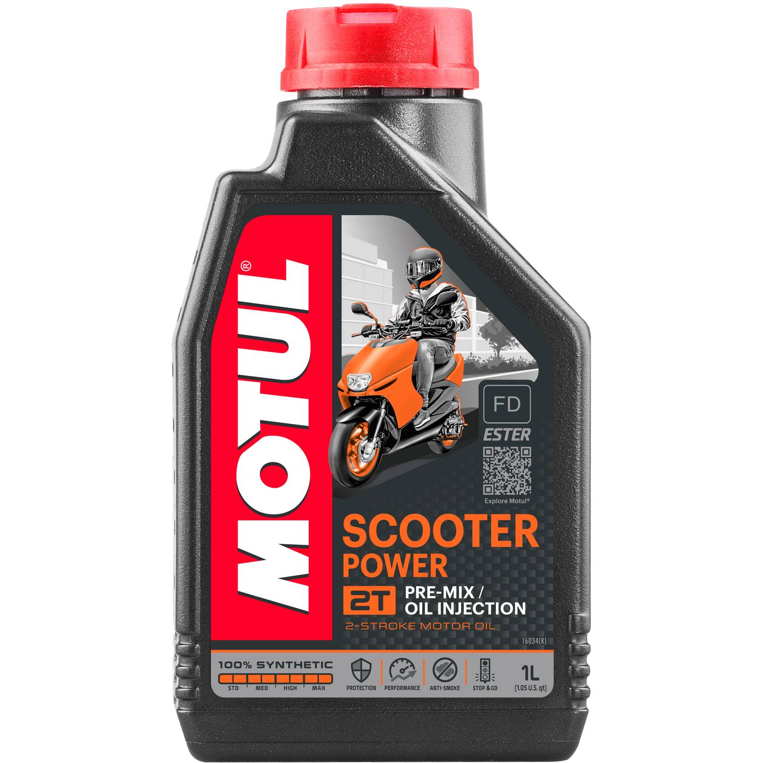 Scooter Power Motul2T 1 Liter
