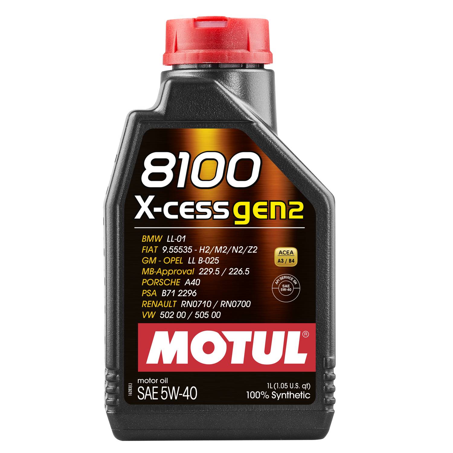 Motorolja Motul 8100 X-Cess Gen2 5W-40