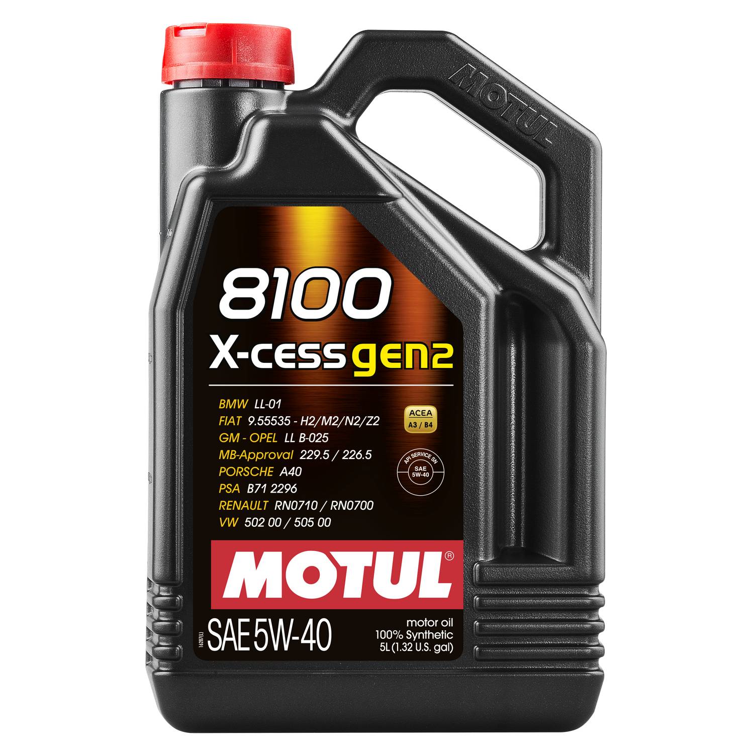 Motorolja Motul 8100 X-Cess Gen2 5W-40