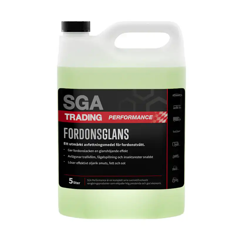 Alkalisk Avfettning SGA Performance Förtvätt Fordonsglans