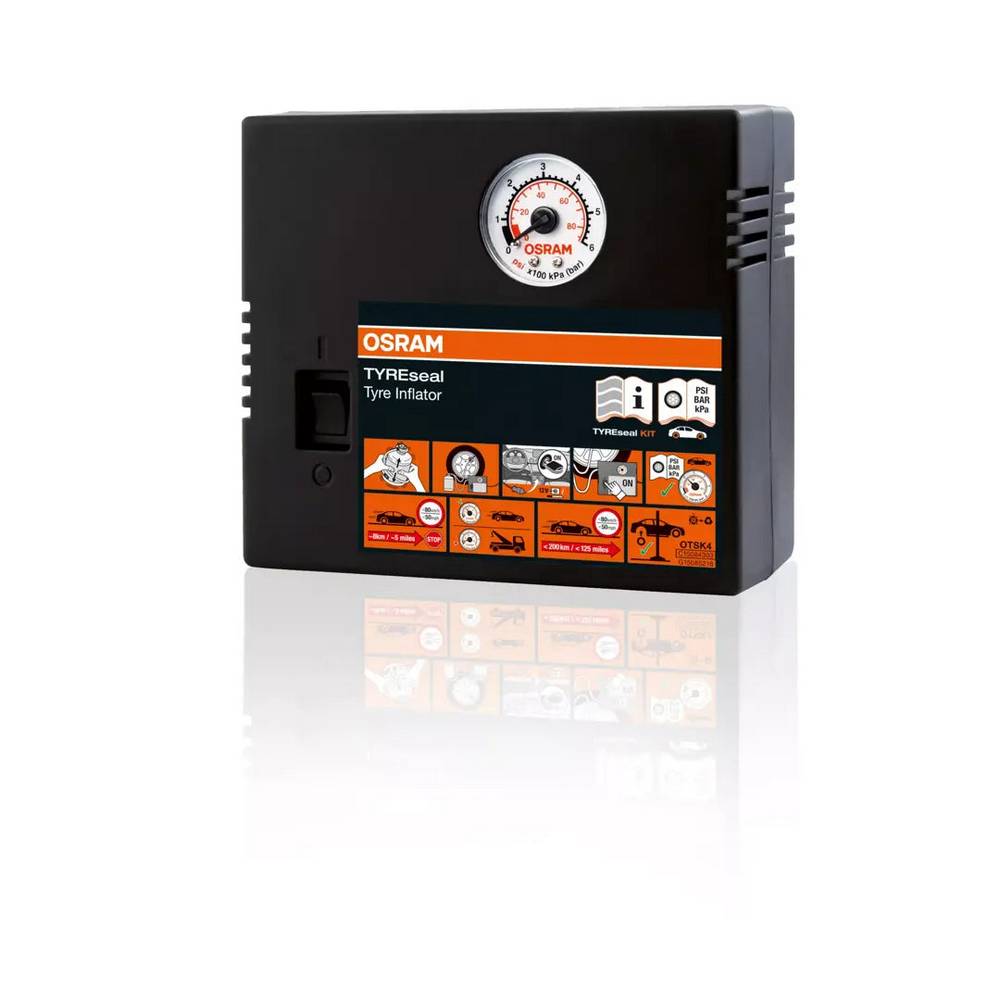 Däcktätningsmedel & Väska Osram Tyreseal Kit Inkl. Kompressor