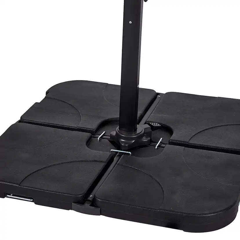 Parasollfot Outfit Elsa med handtag 4-pack