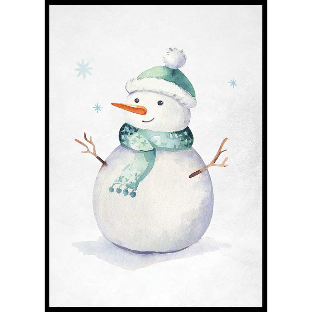 Poster Gallerix Happy Snowman