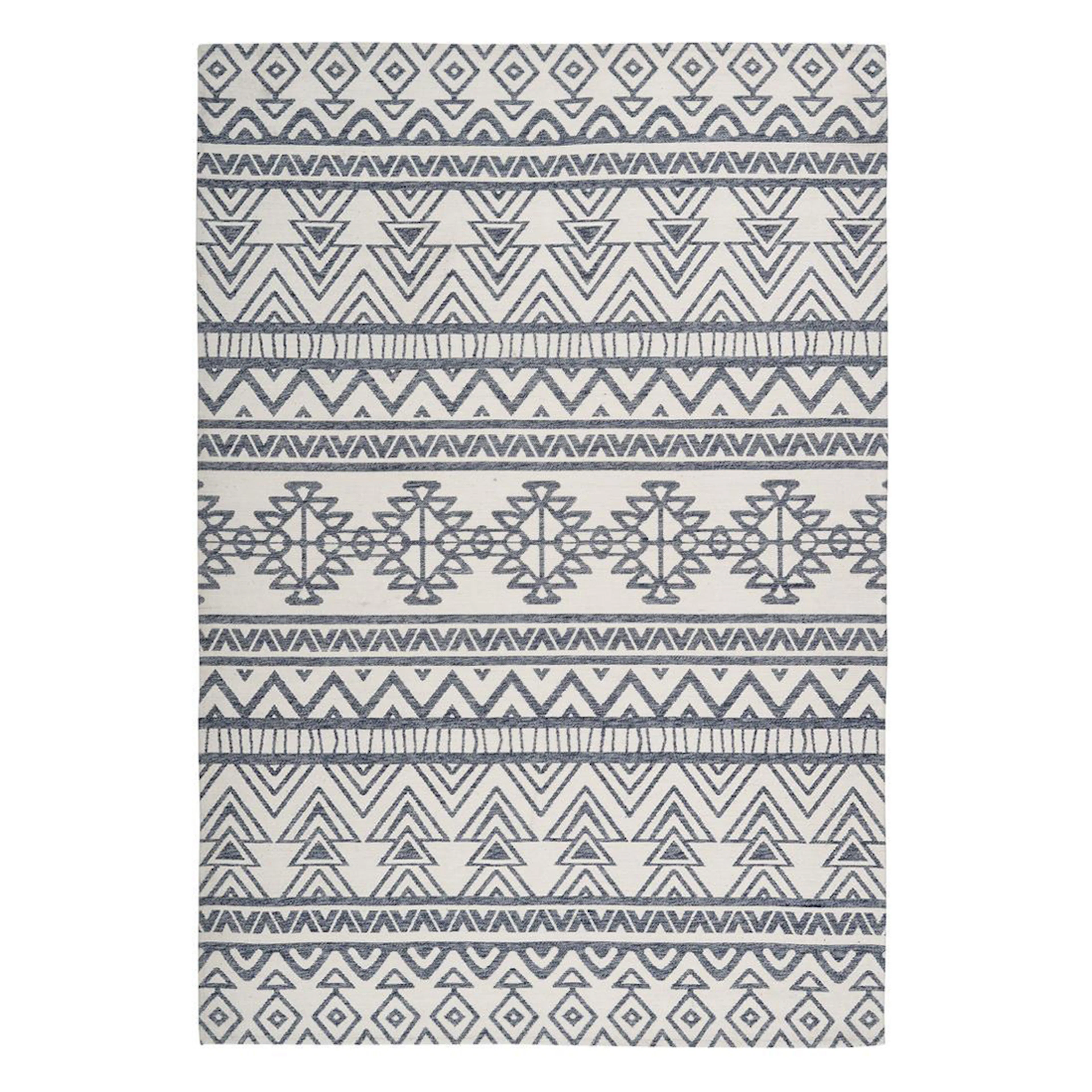 Utomhusmatta D-sign Clausri Lyt Antracit/Elfenben