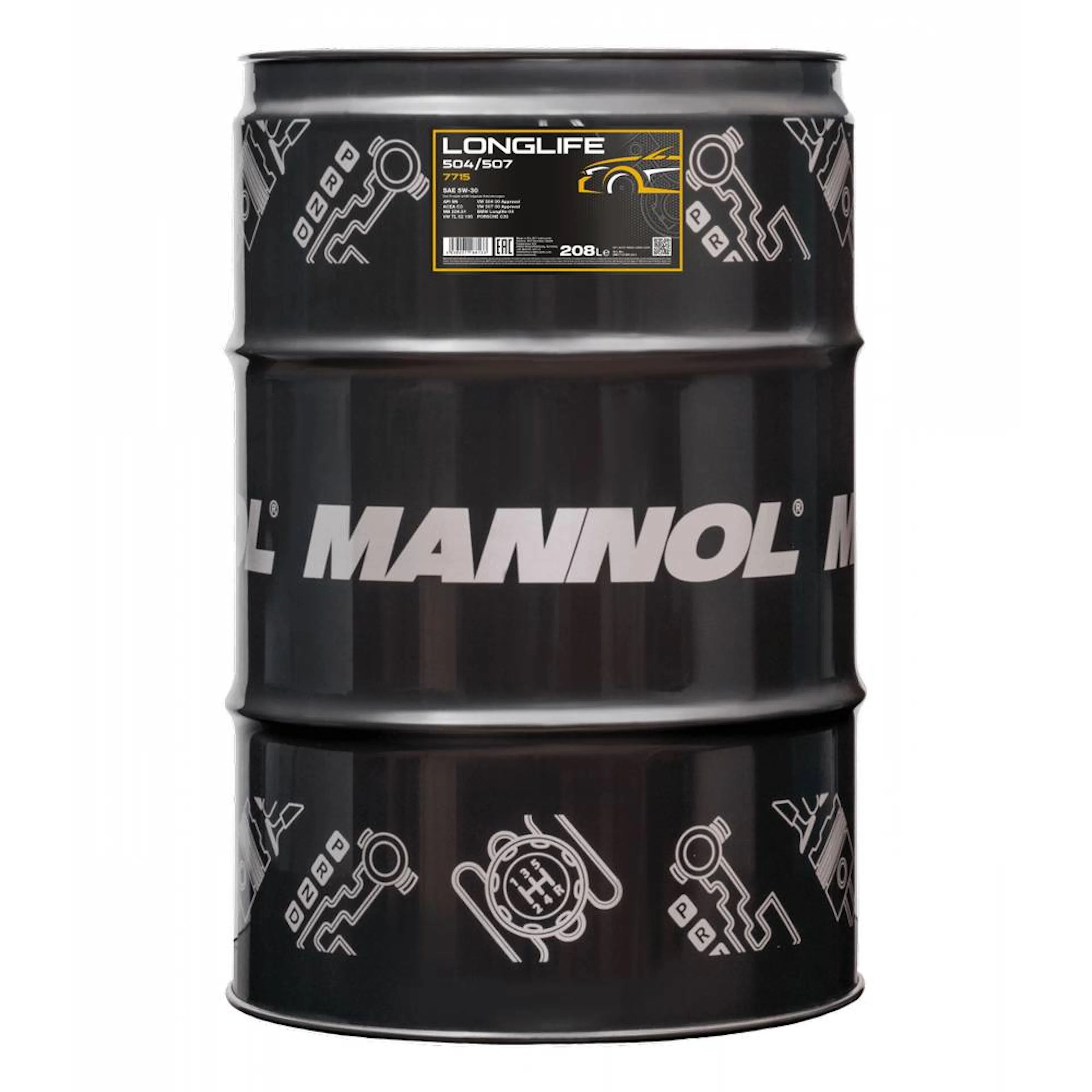 Motorolja Mannol Longlife 504/507 5W-30 208L