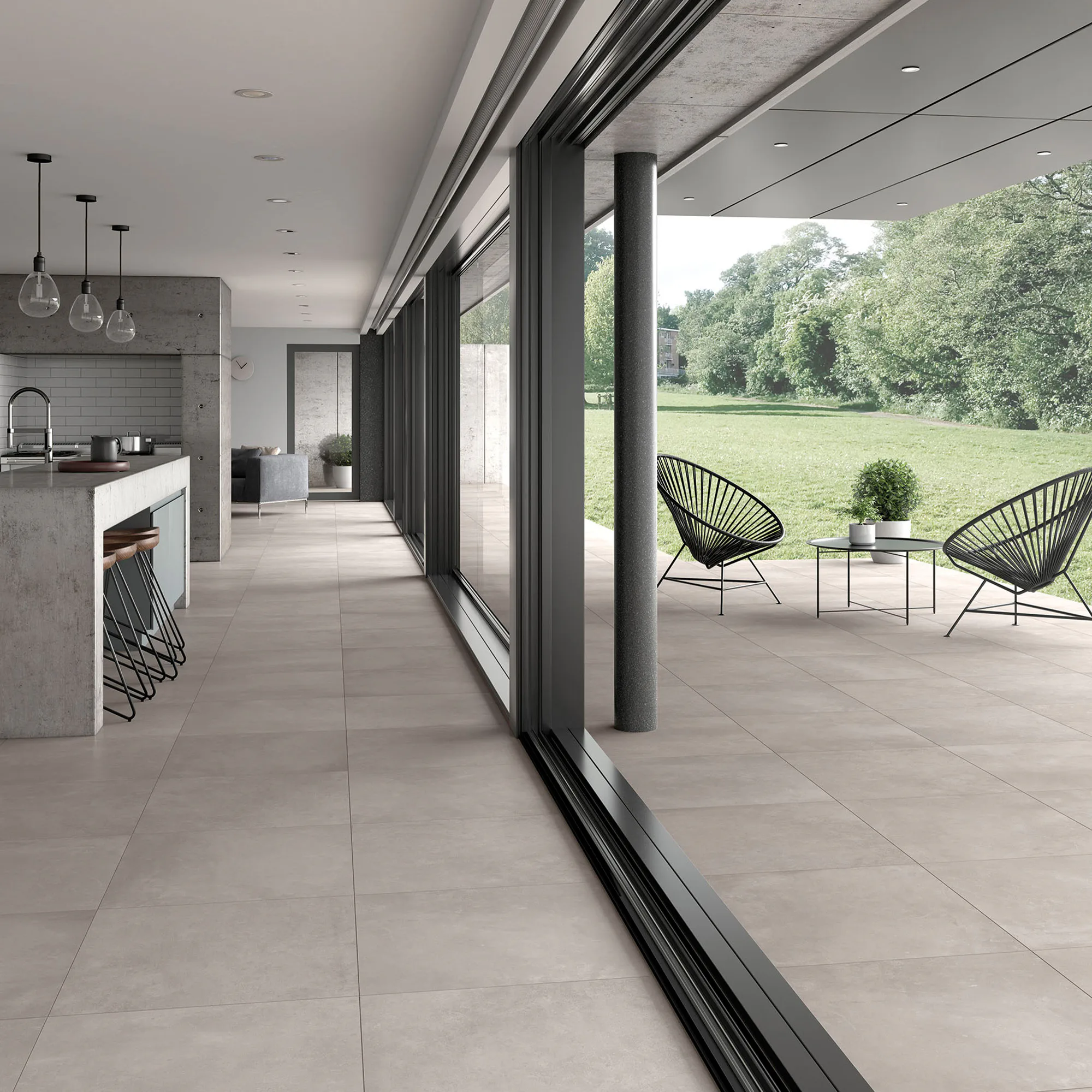 Klinker Arredo Flow Cement Ash 60x60 cm