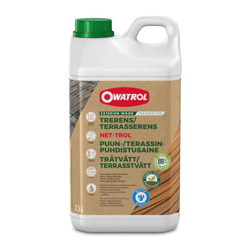 Trärengöring Owatrol Net-Trol Terrassrengöring 2.5 Liter