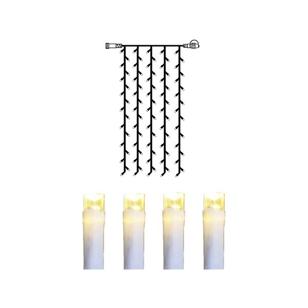 Ljusgardin Star Trading Extra System Decor 100 st