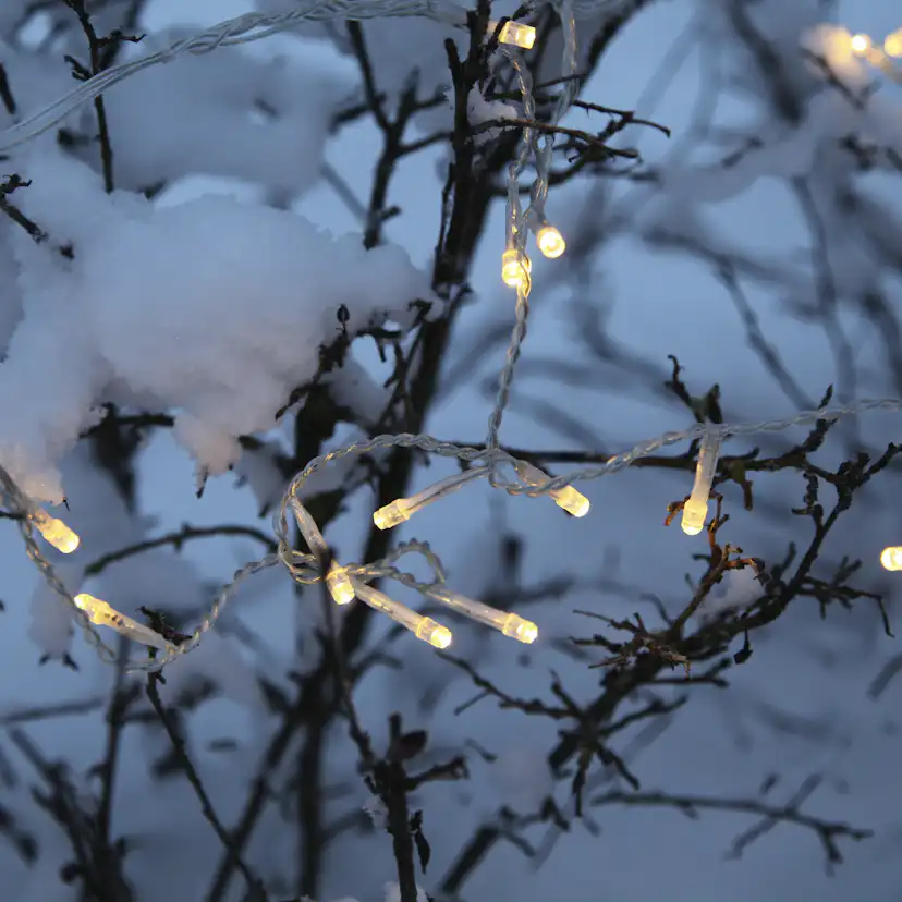 Ljusslinga Star Trading Serie LED Transparent