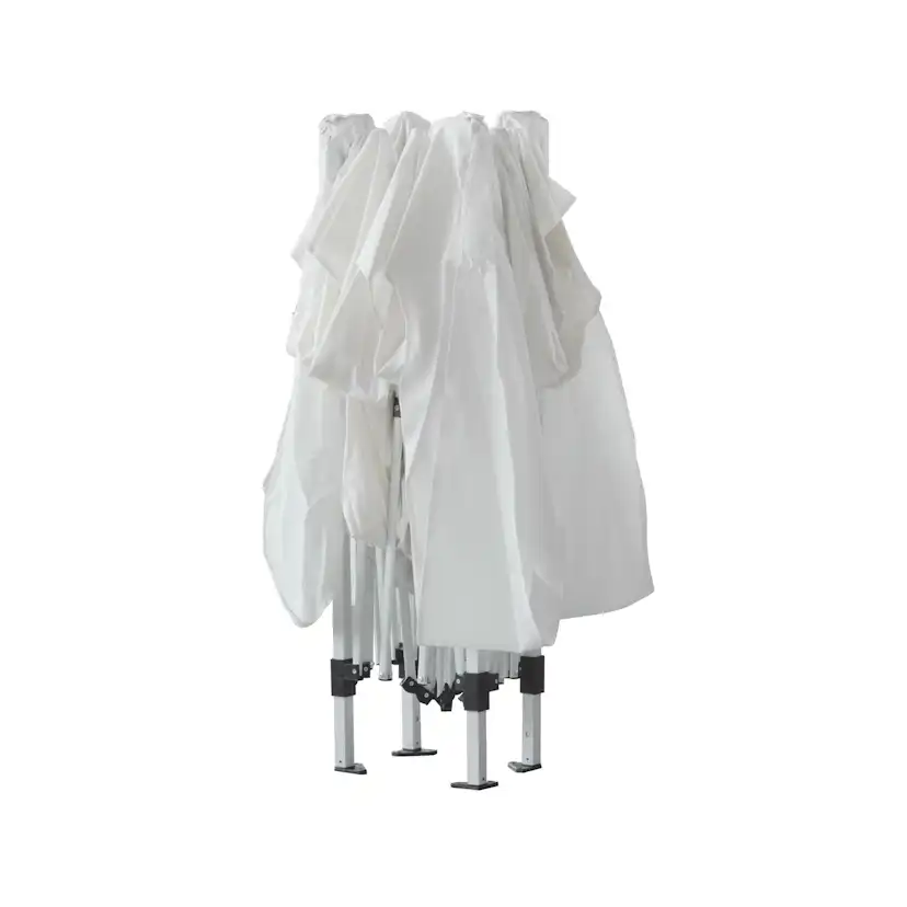 Partytält Landskap Skugga Ihopfällbart 3x3 m Vit - Metall/Polyester