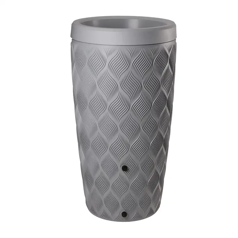 Regnvattentunna Hyma Garden Flow 240 L Platinum Med Lock