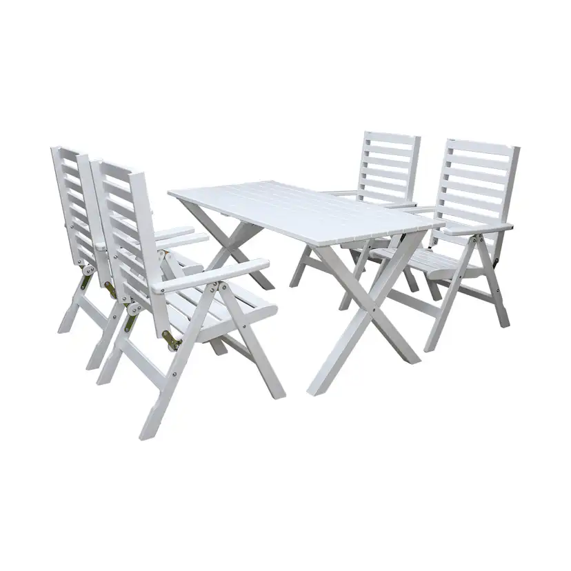 Matgrupp Baltic Garden Scottsdale 150 Med 4 Båstad Stolar