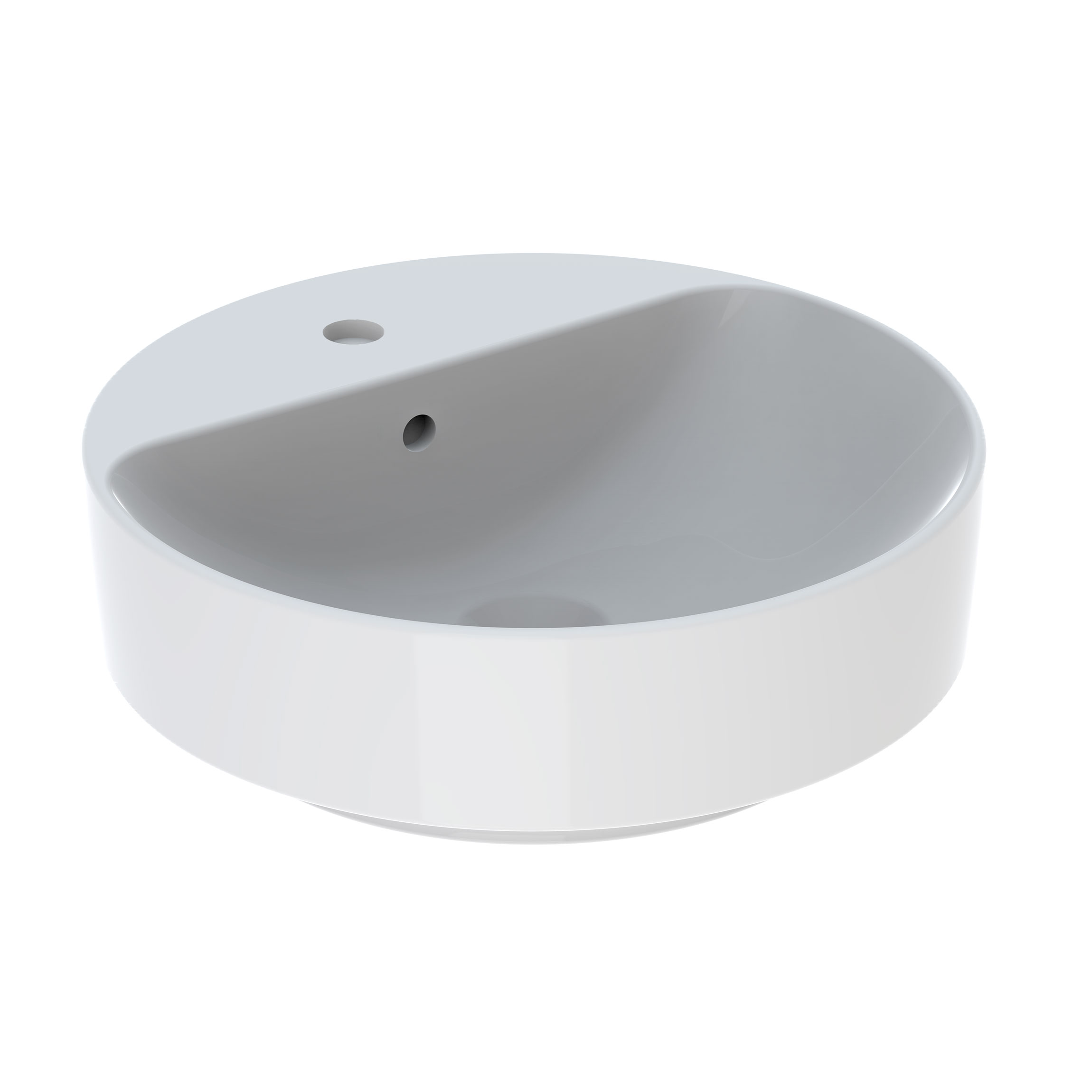 Tvättställ Geberit Variform 450 mm Lay-on Runt Kanthylla