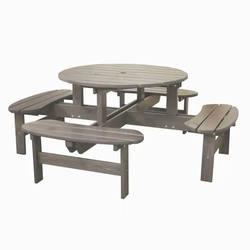 Bänkbord Baltic Garden Round Picknick