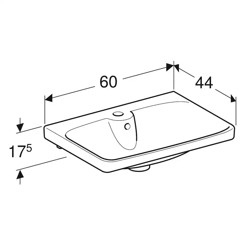 Tvättställ Ifö Vinta Art för Tvättställsskåp