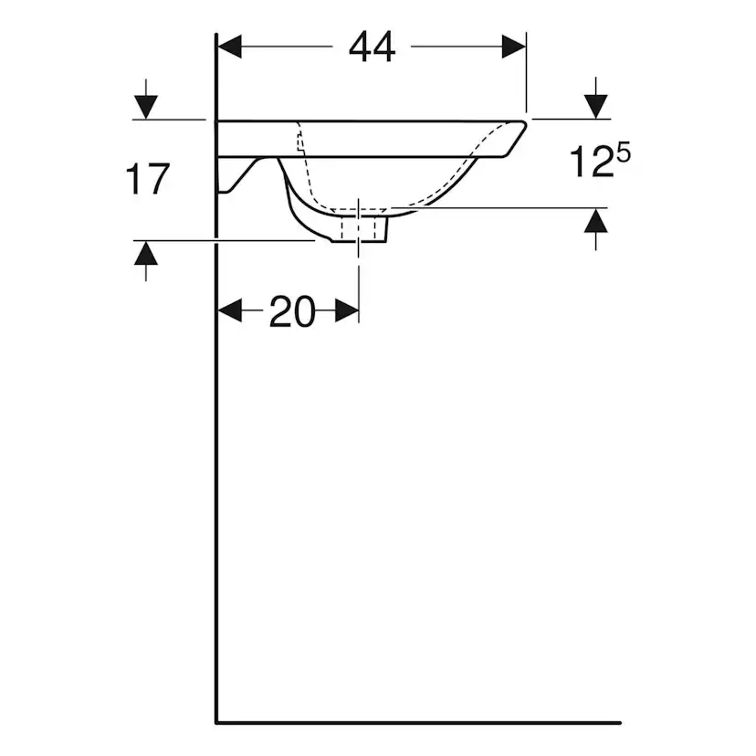Tvättställ Ifö Vinta Art Dubbel