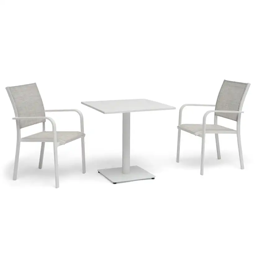 Caféset Hillerstorp Näsby med 2 st Hånger Trädgårdstolar