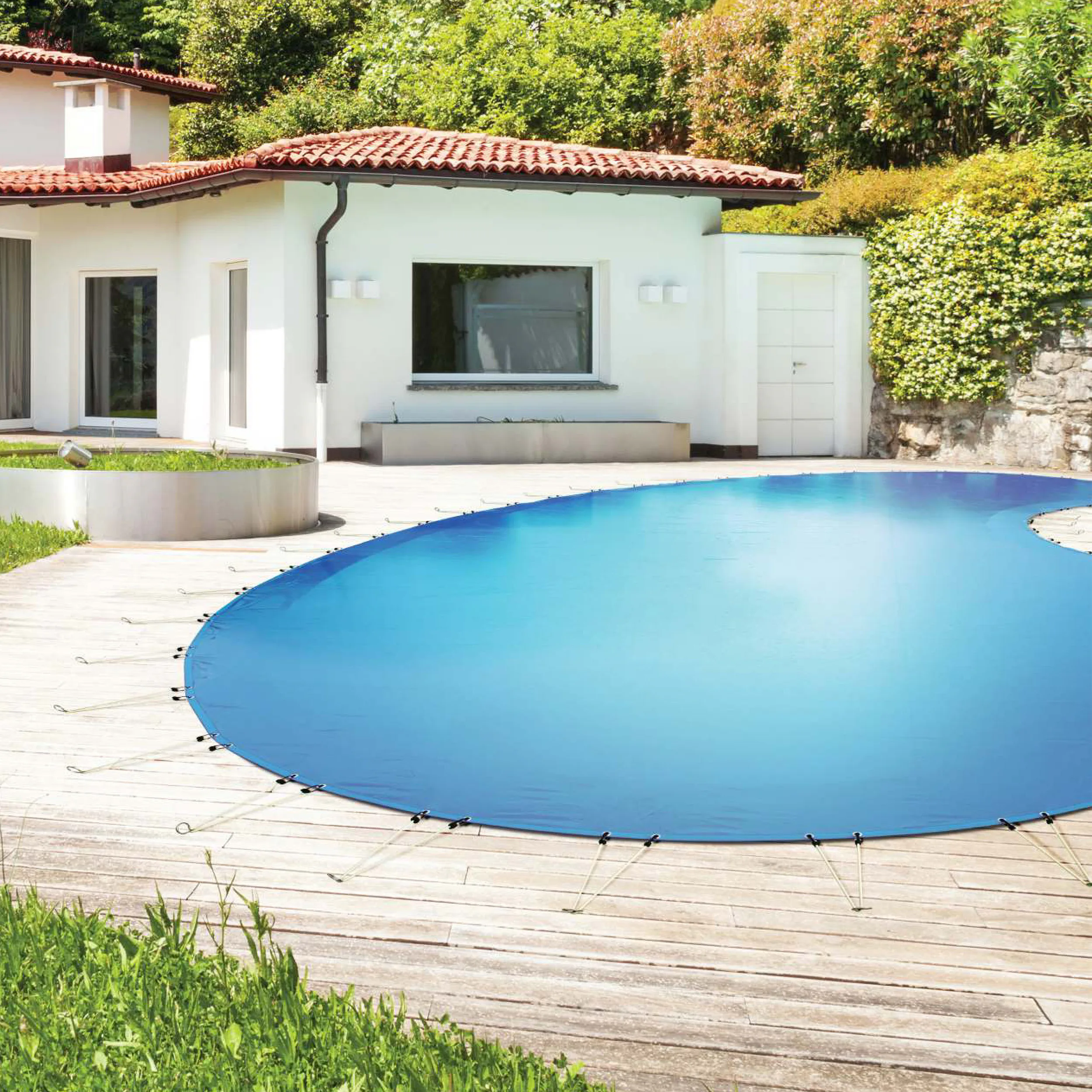 Poolskydd Planet Pool DEL Comfort Covea 10x5 m