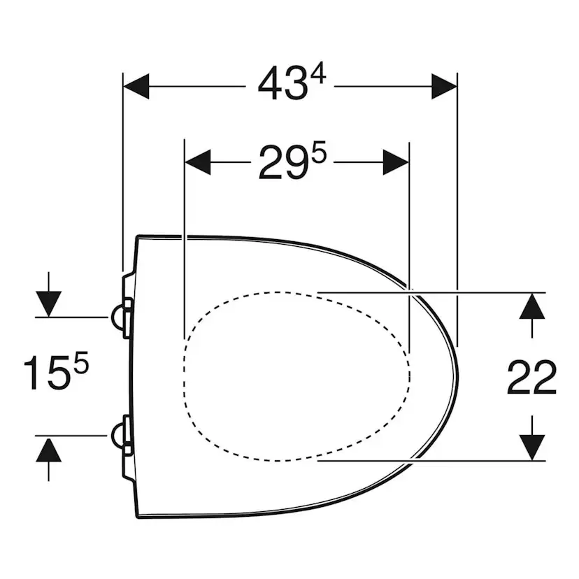 Toalettsits Ifö Vinta Hårdsits