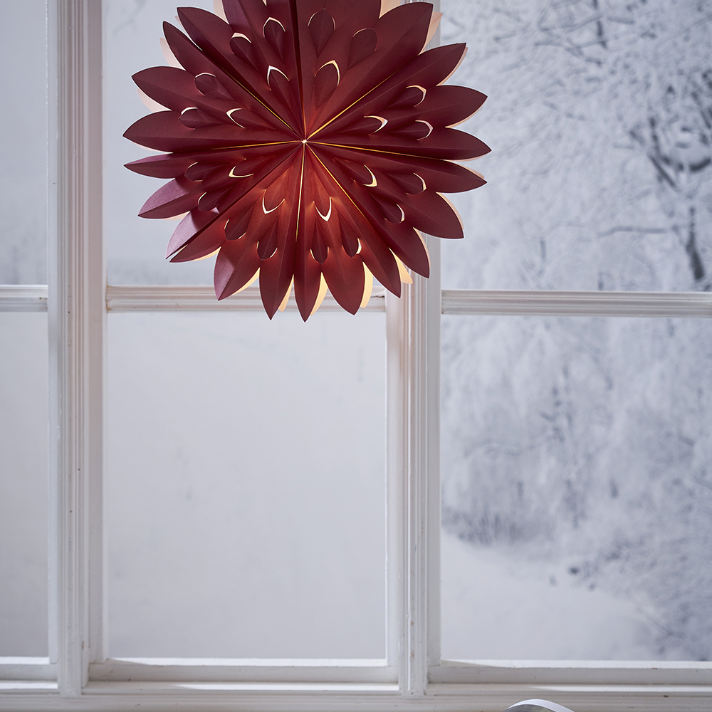 Adventsstjärna Star Trading Clipp Röd