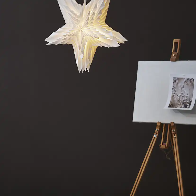 Adventsstjärna Star Trading White