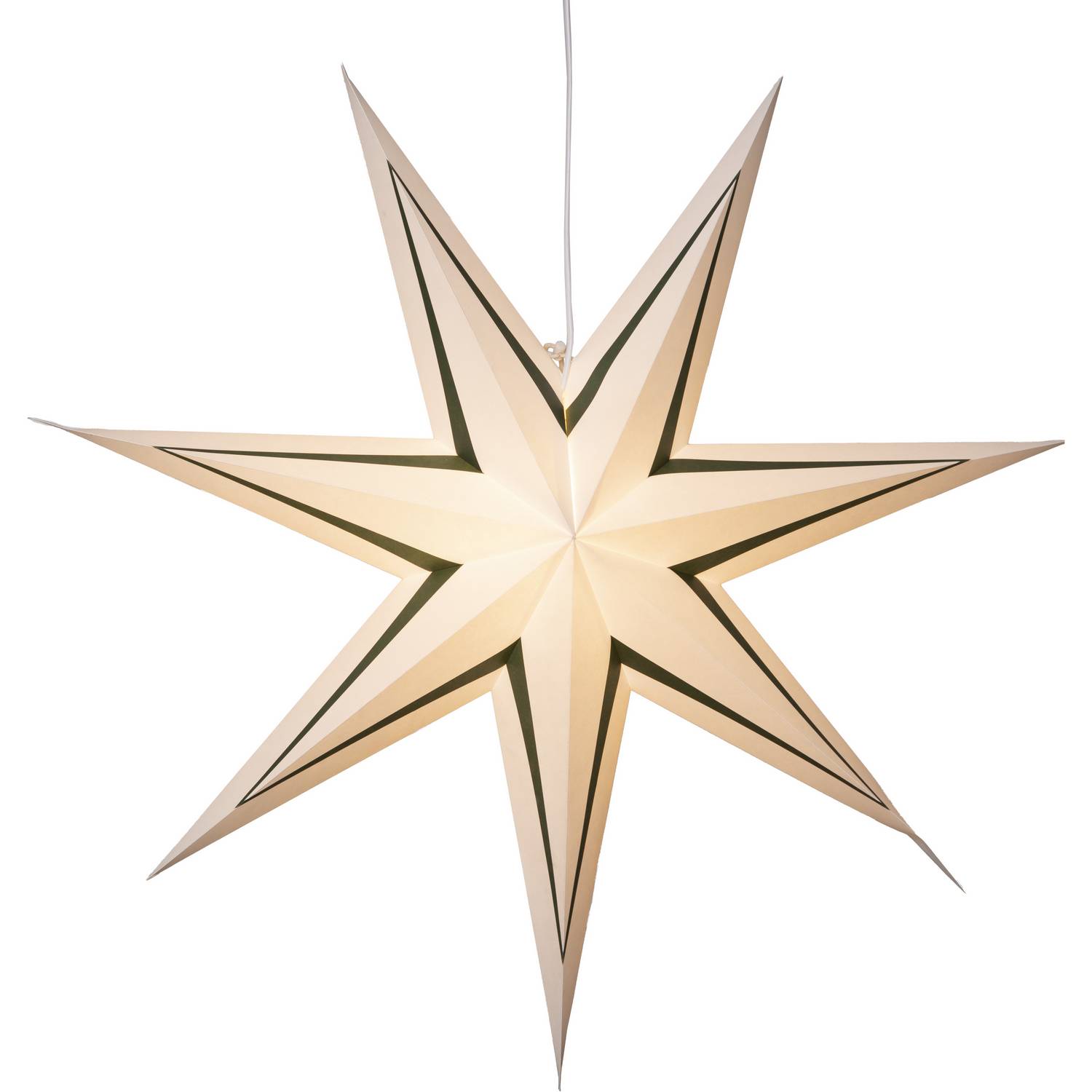 Adventsstjärna Star Trading Stripe Papperstjärna 80 cm