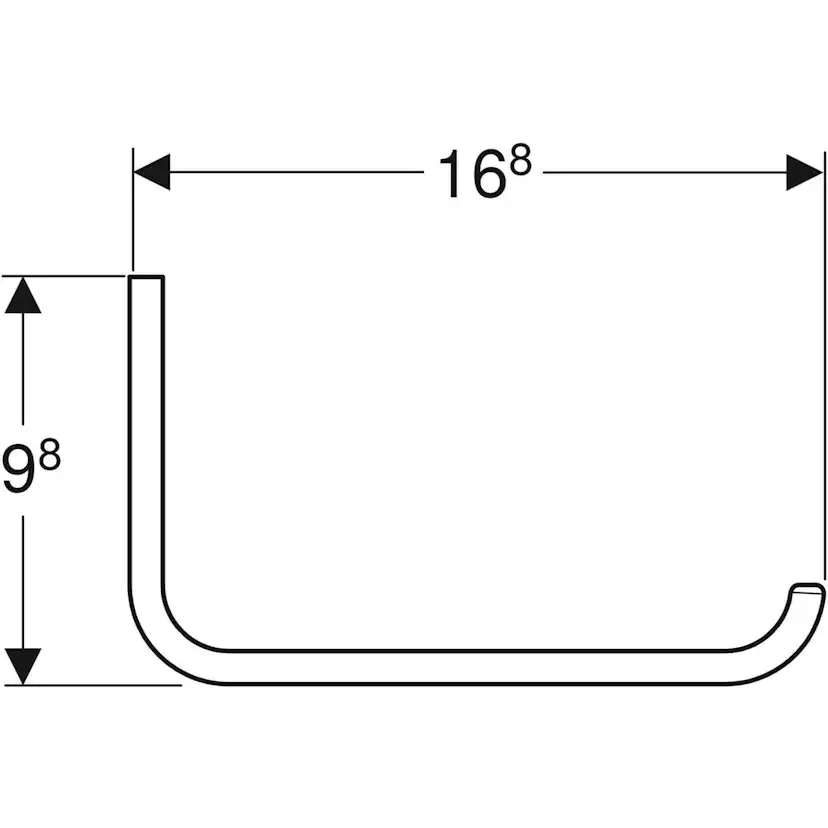 Toalettpappershållare Ifö Care för Armstöd