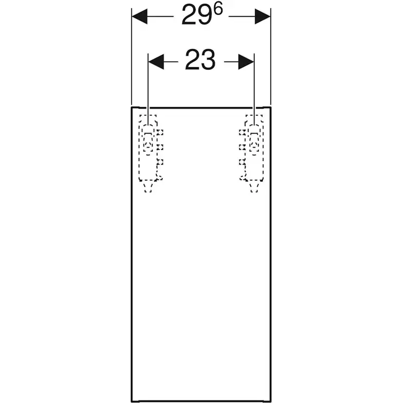 Väggskåp Ifö Elegant med en dörr