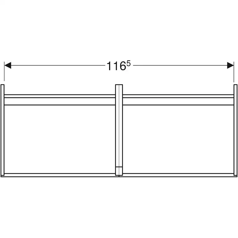 Tvättställsskåp Ifö Elegant med 4 Lådor