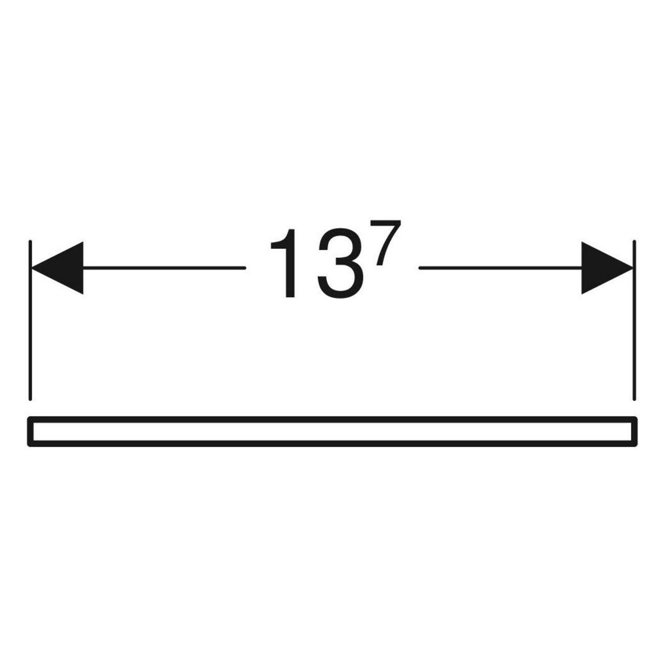 Handtag Ifö Elegant 137 mm